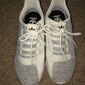 White/Gray Tubular Adidas